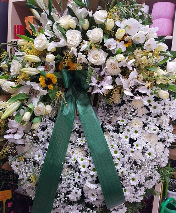 Coronas funerarias en Madrid